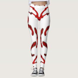 Psychedelic Abstract Leggings – Neon Art Pattern