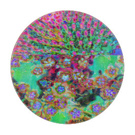 Psychedelic Abstrakt Groovy Lila Sedum