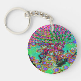 Psychedelic Abstrakt Groovy Lila Sedum