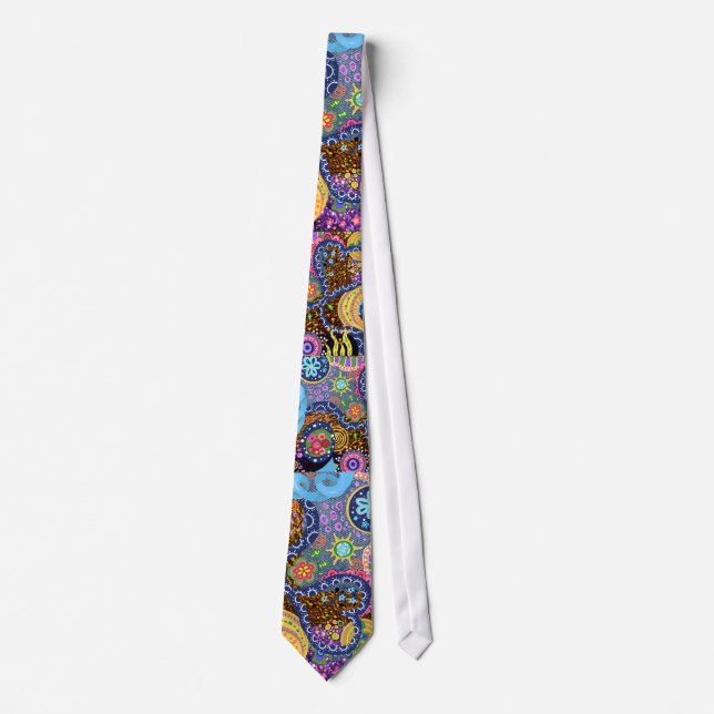 Psychedelic abstrakt mönster slips (Framsida)
