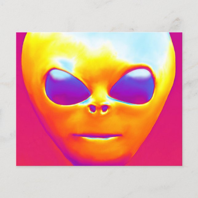 Psychedelic Alien Flygblad (Framsidan)