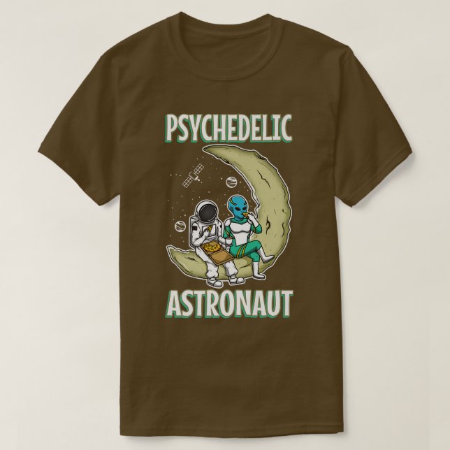 Psychedelic Astronaut T Shirt (Design framsida)