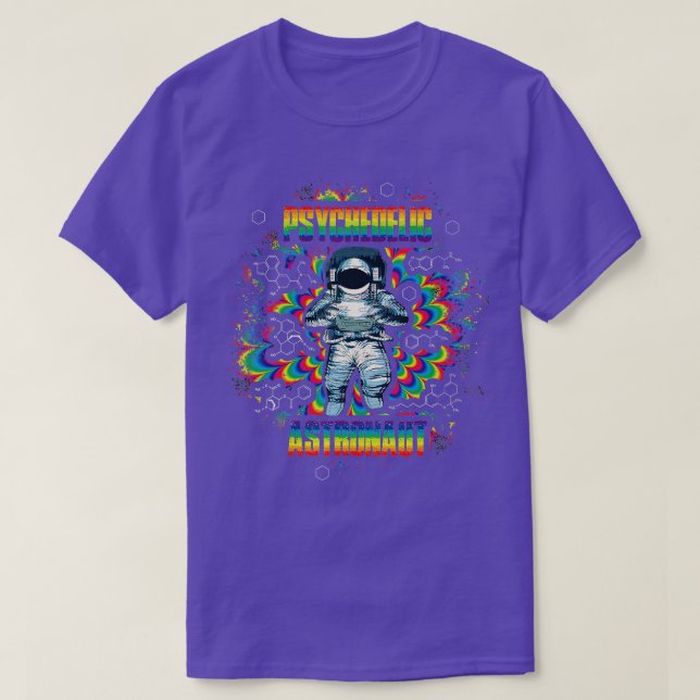 Psychedelic Astronaut T Shirt (Design framsida)