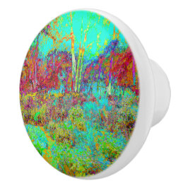 Psychedelic Autumn Guld och Aqua Garden Ligcape Knopp