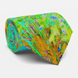 Psychedelic Autumn Guld och Aqua Garden Ligcape Slips