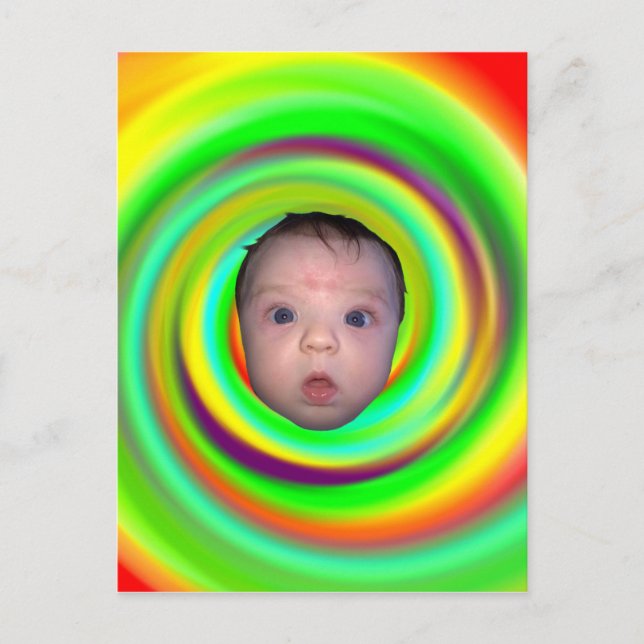 Psychedelic Baby Vykort (Framsida)
