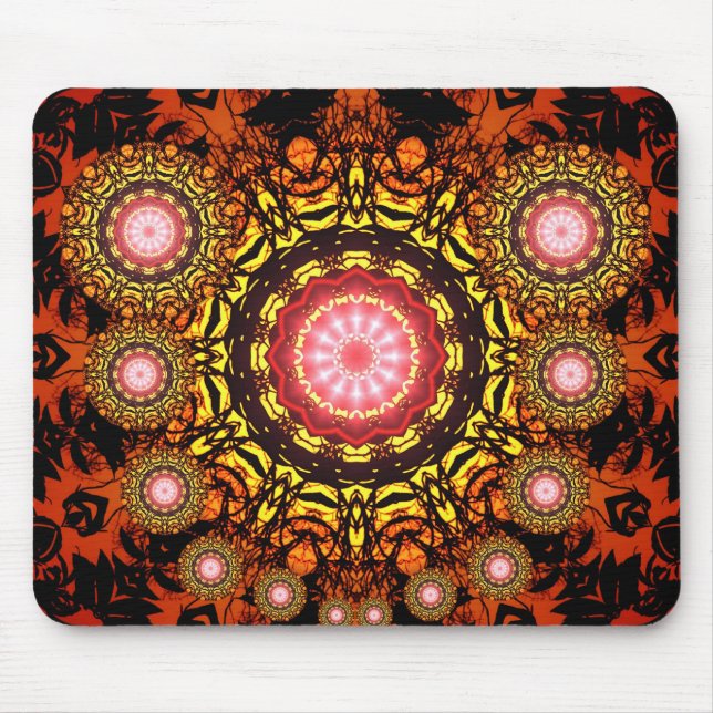 Psychedelic Batik Mousepad Musmatta (Framsidan)