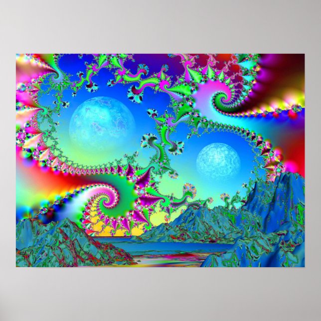 Psychedelic Bay - Poster (Framsidan)