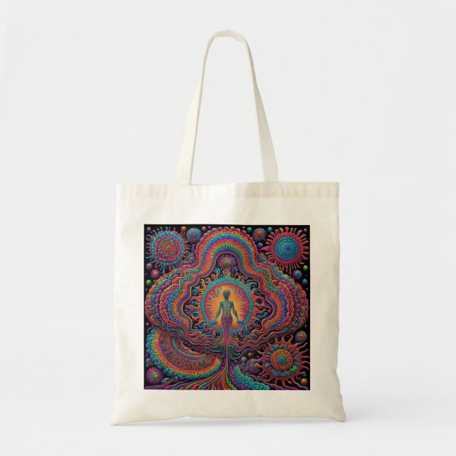 Psychedelic Birth Art Tygkasse (Framsidan)