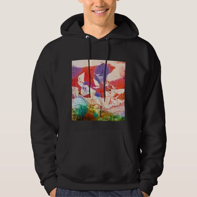 Psychedelic Bodegas Marques de Riscal 2 Hoodie (Framsida)