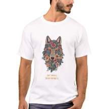 Psychedelic Boho Blommig Vargkonst