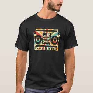 Psychedelic Boombox Radio I Kärlek 80-talet T Shirt