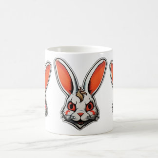 Psychedelic Bunny psycho Classic mugg