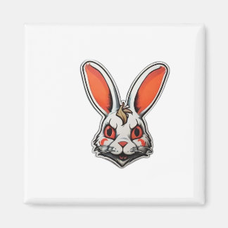 Psychedelic Bunny psykoklassisk Magnet