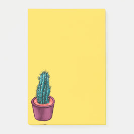 Psychedelic Cactus Trippy Succulent Post-it Block