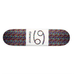Psychedelic cancer skateboard bräda 21,5 cm