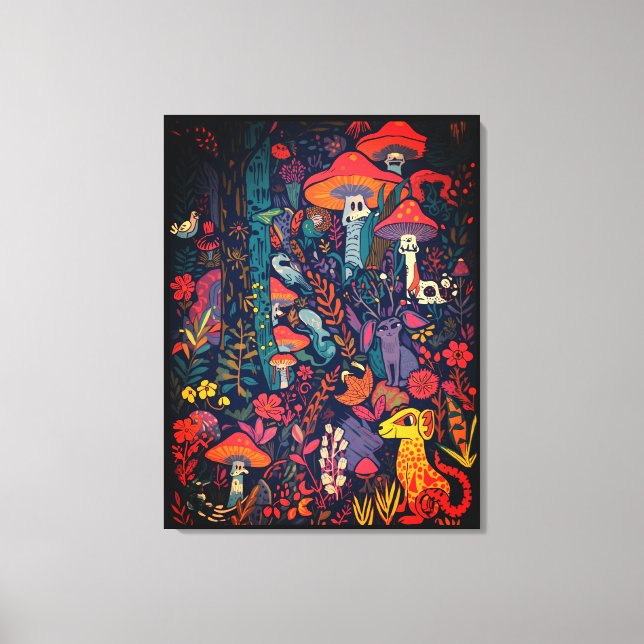 Psychedelic canvas print (Framsida)