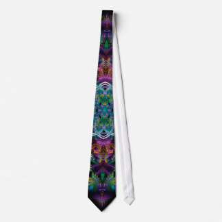 Psychedelic Chakra Fractaler Templia Tie Slips