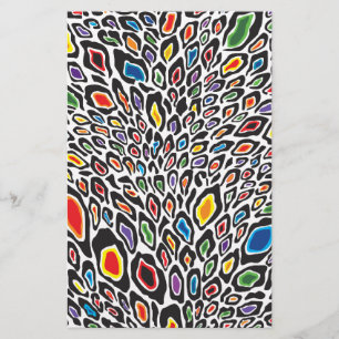 Psychedelic Cheetah Brevpapper