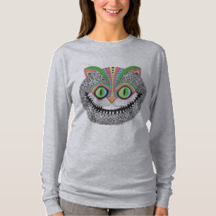 Psychedelic Cheshire katt Tee