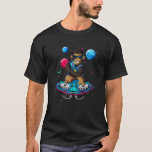 Psychedelic Chimpanzee DJ EDM Raver Trance Music F T Shirt