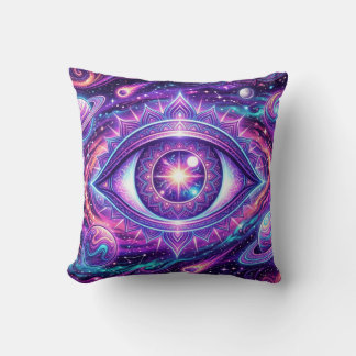 Psychedelic Cosmic Eye Design on Tees, Stickers, M Kudde