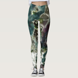 Psychedelic damasker leggings