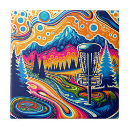 Psychedelic Disk Golf Course i bergen Kakelplatta