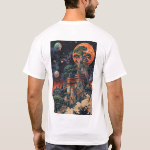 Psychedelic DMT Baobab Bonsai Ukiyo-e T-shirt