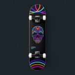 Psychedelic Döskalle skateboard<br><div class="desc">Gör det här Psychedelic Döskalle skateboard till ditt eget genom att lägga till texten. Om du vill komma åt avancerad redigering går du till "Anpassa den här verktygen" och klickar på "Information", rulla ner och tryck på länken "klicka för att anpassa ytterligare". Perfekt för Tillfälle som födelsedag eller Studenten, för...</div>