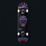 Psychedelic Döskalle skateboard<br><div class="desc">Gör det här Psychedelic Döskalle skateboard till ditt eget genom att lägga till texten. Om du vill komma åt avancerad redigering går du till "Anpassa den här verktygen" och klickar på "Information", rulla ner och tryck på länken "klicka för att anpassa ytterligare". Perfekt för Tillfälle som födelsedag eller Studenten, för...</div>
