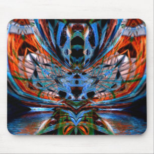 Psychedelic Dragonfly Mousepad Musmatta
