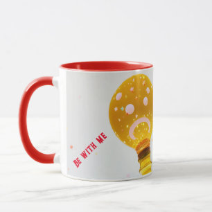 "Psychedelic Dream: Vibrant Hues på Mugg" Mugg