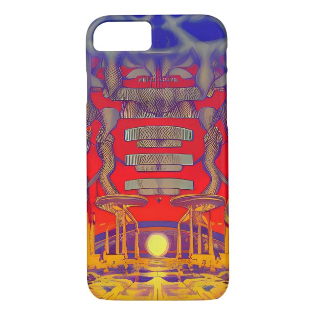 Psychedelic Dreamland Case-Mate iPhone Skal (Baksida)