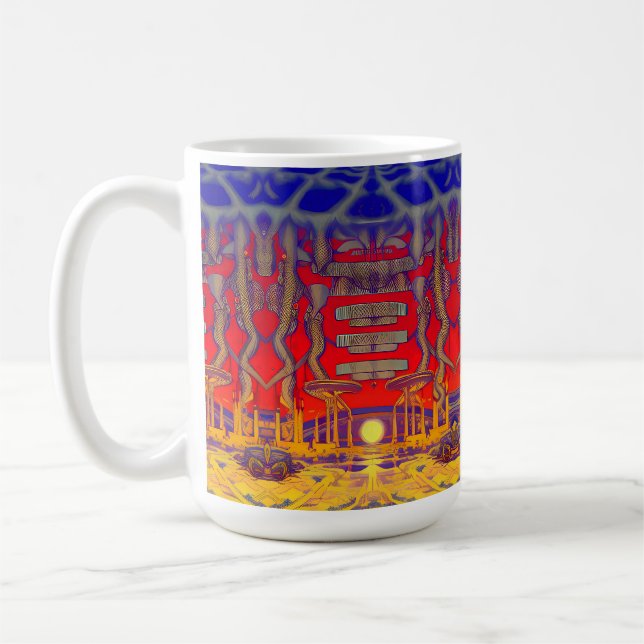 Psychedelic Dreamland Kaffemugg (Vänster)