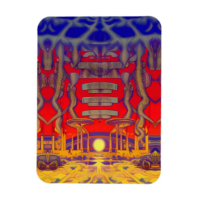Psychedelic Dreamland Magnet (Vertikal)