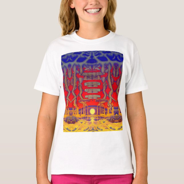 Psychedelic Dreamland T Shirt (Framsida)