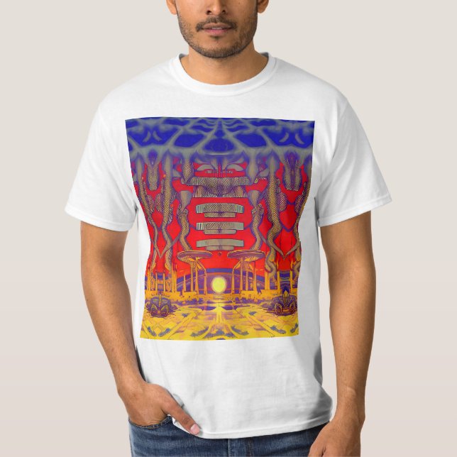 Psychedelic Dreamland T Shirt (Framsida)