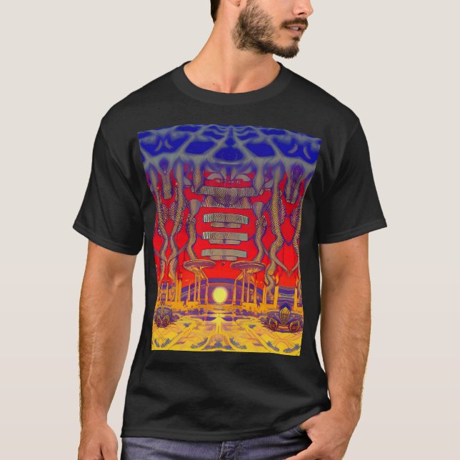Psychedelic Dreamland T Shirt (Framsida)