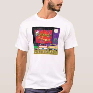 Psychedelic drev i musik t shirt