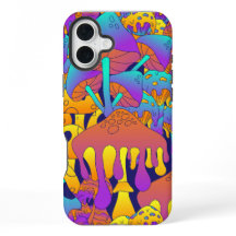 Psychedelic Drippy Mushroom iPhone/iPad-fall
