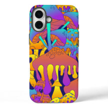 Psychedelic Drippy Mushroom iPhone/iPad-fall