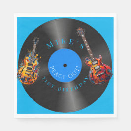 Psychedelic Electric Guitars Record från födelseda Pappersservett