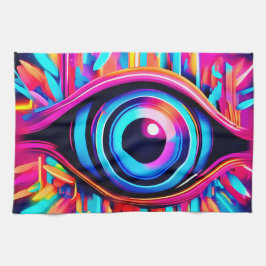 Psychedelic Eye Art Kökshandduk