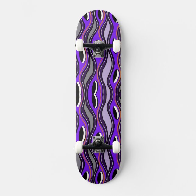 Psychedelic Eyes Skateboarddäck Mini Skateboard Bräda 18,5 Cm (Framsida)