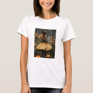 Psychedelic Fantasy Art – Enchanting Redhead in a T Shirt