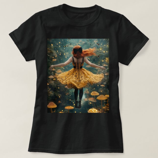 Psychedelic Fantasy Magic Art T Shirt (Design framsida)