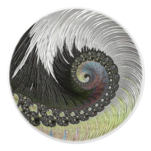 Psychedelic Fantasy Spiral Knopp (Framsidan)