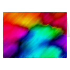 Psychedelic Färg Hälsningskort