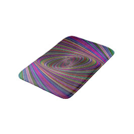 Psychedelic färger badrumsmatta